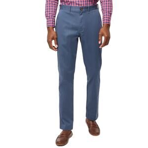 NWT J.Crew Factory Men's Athletic Slim-Fit Chino Pant Legacy Blue Size 33 X 32